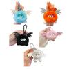 Keychain Pendant Cartoon Doll Charm with Wings Plush Key Chain Versatile Decoration Keys Backpack