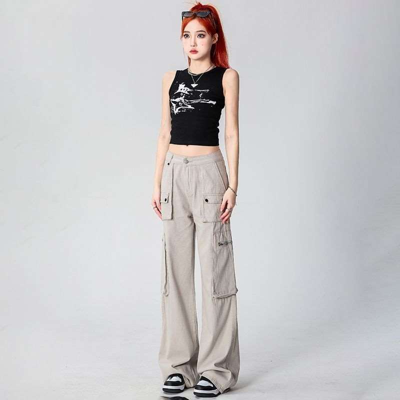 Black Y2K Tops For Women Sexy Fashion Vest Sleeveless T-shirts Fashion Girls Casual Tops