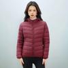 Damen Herbst und Winter 90 Down Light Duck Daunenjacke mit Kapuze Einfache Jacke