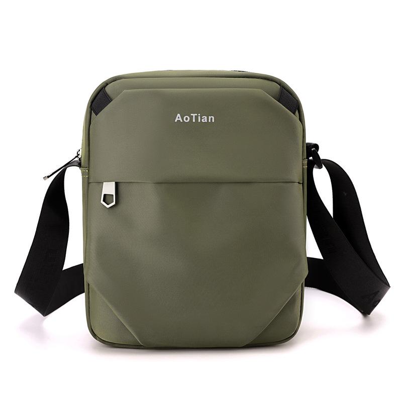 Men's bag new large-capacity multi-compartment shoulder business commute simple messenger bag fashion bag