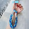 Trendy New Silver Thread Phone Chain - Short Hand Versatile Universal, Sturdy Anti-Lost/Anti-Theft/Anti-Snatch Card-Friendly