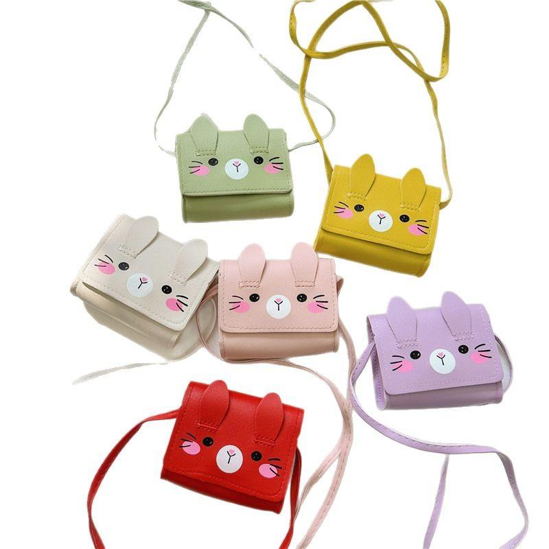 New children's bag cute rabbit small bag casual bag shoulder messenger bag mini cartoon baby change bag