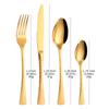 16/20/24/32 Pieces Gold Cutlery Set Stainless Steel Luxury Tableware Knife Fork Spoon Set Mirror Dinnerware Kitchen Utensils