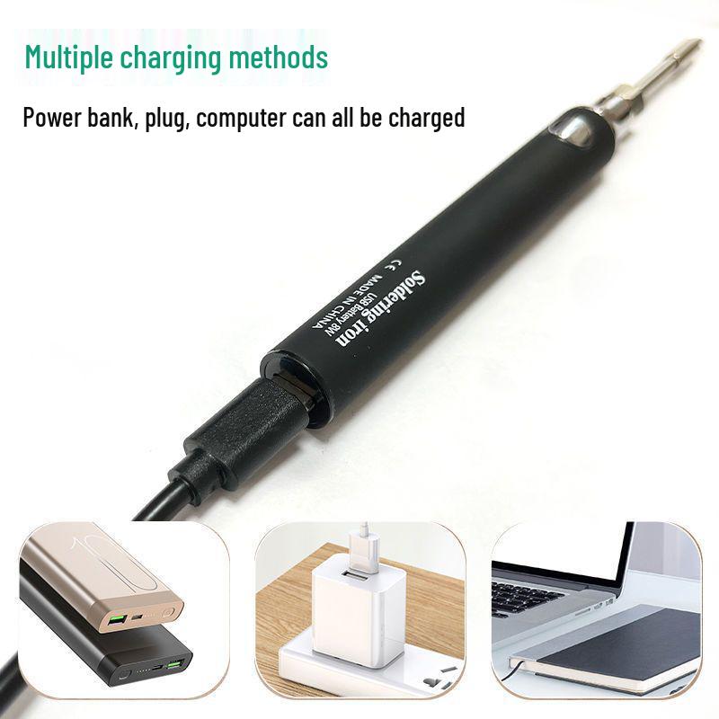 USB Rechargeable Portable Soldering Pen for DIY and Household Use