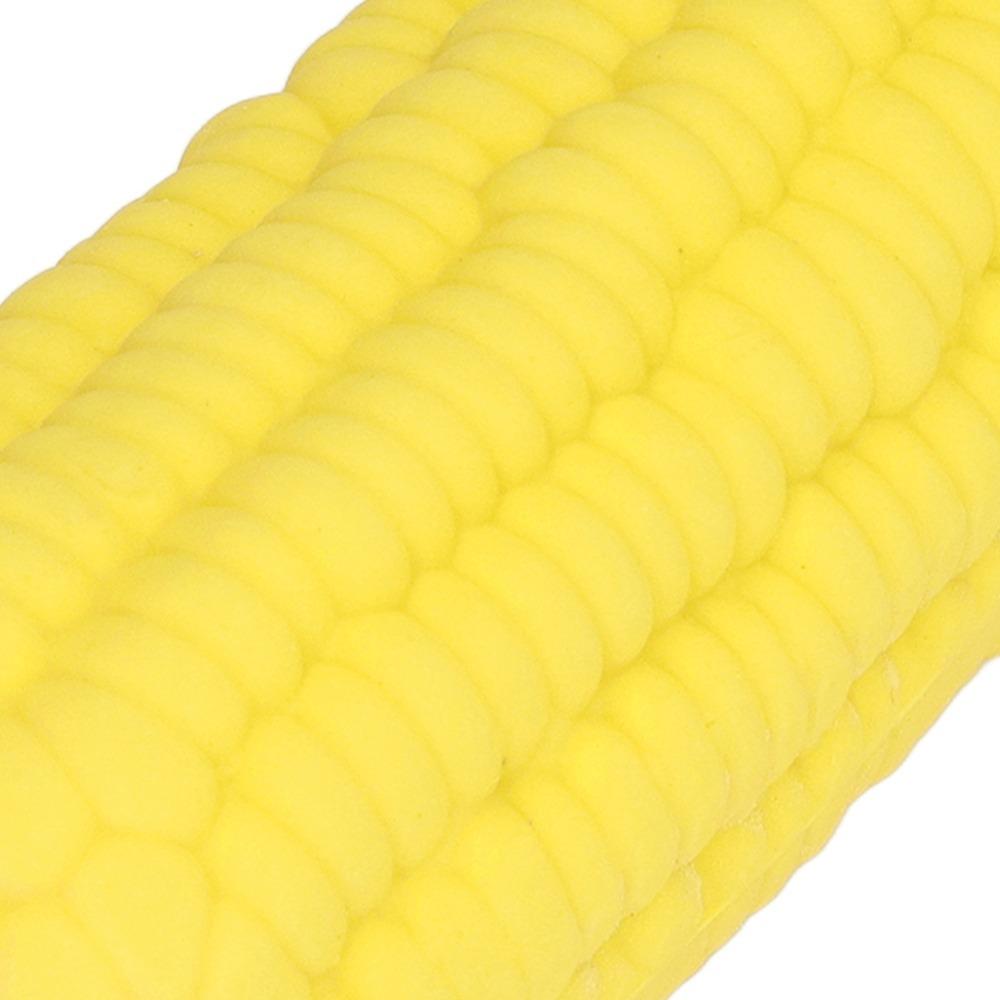 5Pcs Latex Squeaky Dog Toy Corn Shape Corn Shaped Dog Toy Puppy Teething Toy Pet Self Entertainment
