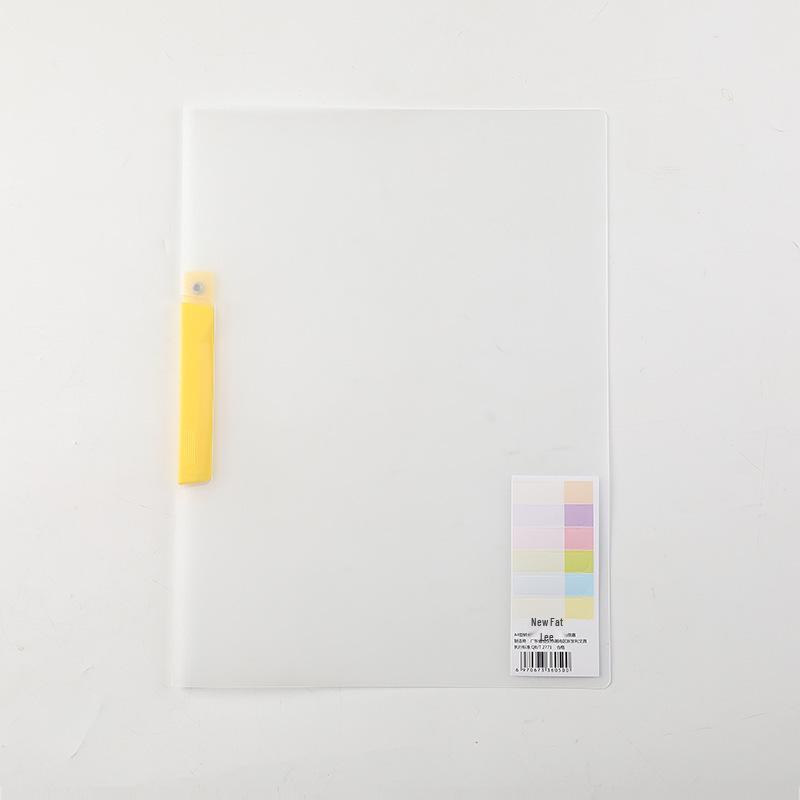 A4 Drehbarer Seitenöffnung-Schiebeklemmenordner für Studenten