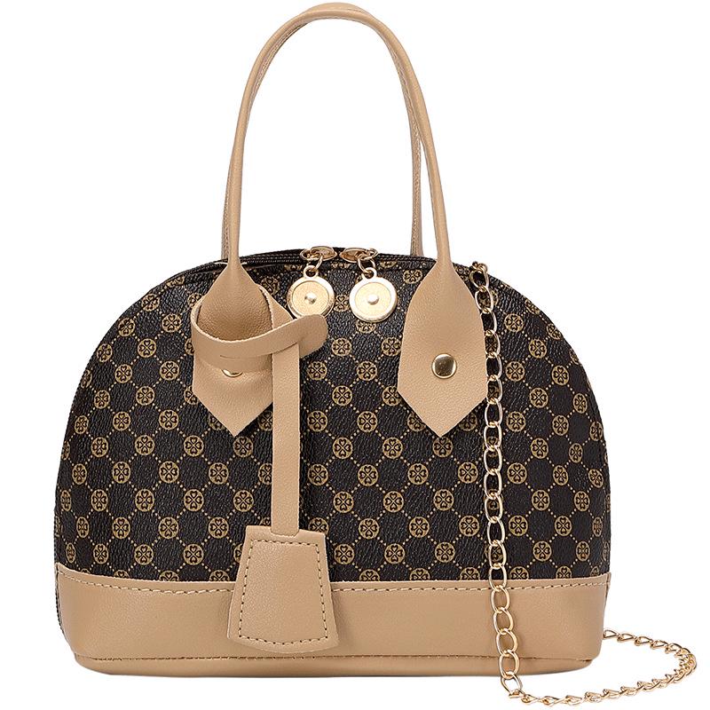 Korean-Style Floral Shell Handbag - 2021 Fashion for Women