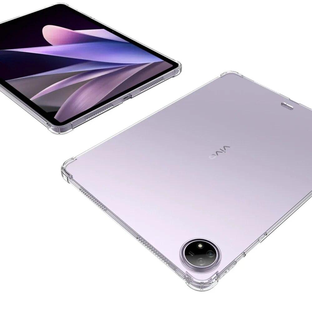 

Чехол для планшета VIVO Pad 2 12,1 2023, прозрачный силиконовый мягкий чехол из ТПУ, защитная подушка безопасности, чехол, устойчивый к падению For VIVO Pad 2 12.1 прозрачный