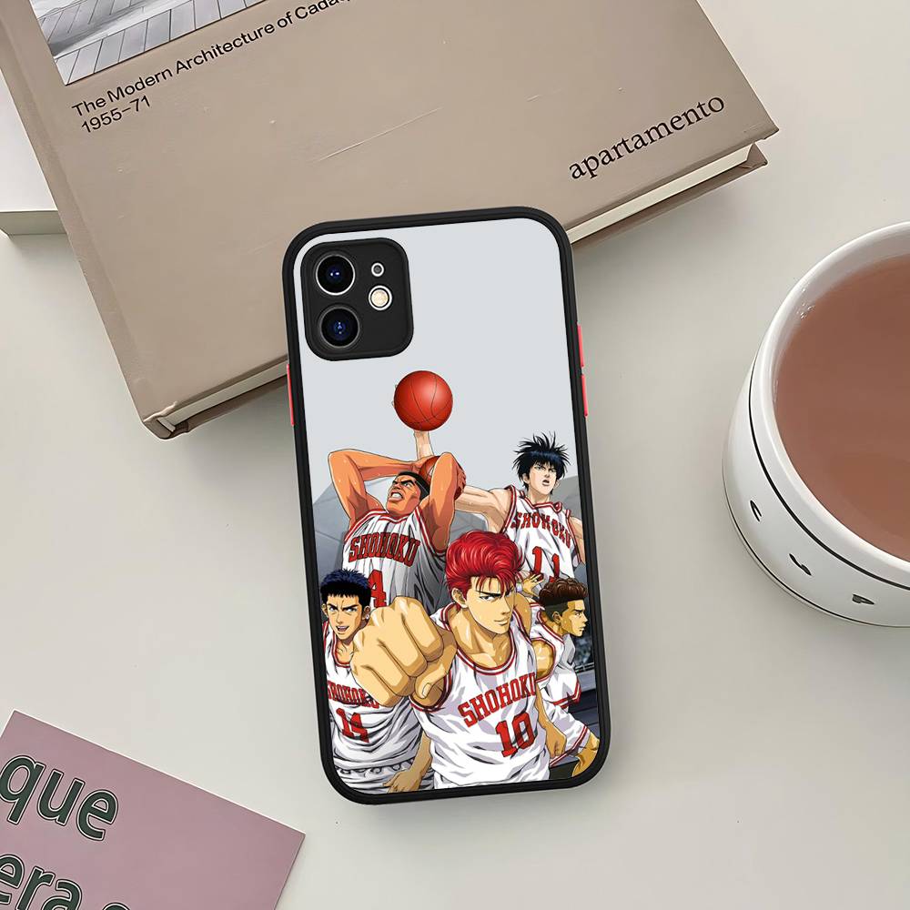 Anime The First Slam Dunk Phone Case For IPhone 16e 16 15 14 13 12 11 Pro Max X XS Max Plus Matte Clear