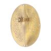 Retro Round Plate Pull Handle Cabinet Wardrobe Double Door Ring Pull for Home Door