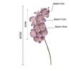 10 Blüten Künstliche Schmetterlingsorchidee Real Touch Draht Innenfutter Fake Phalaenopsis Mehrfarbig 98cm Seidenblume
