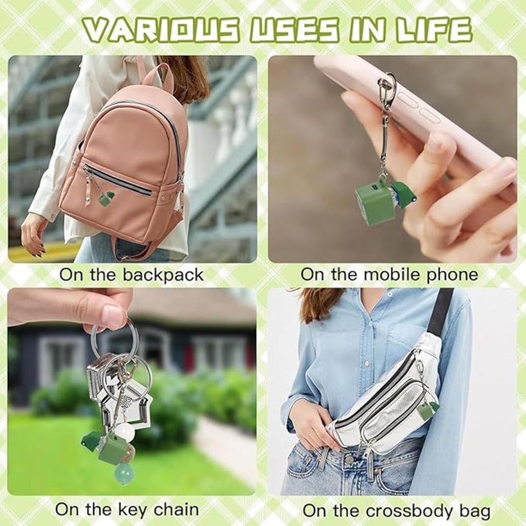 hot Funny Croaking Frog Keychain Rechargeable Frog Keyboard Fidget Clicker Frog Sound Keychain With LED Light For Stress Relief