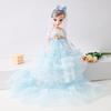 55cm Oversized Wedding Dress 3D Real Eye Music Doll Girl Toy