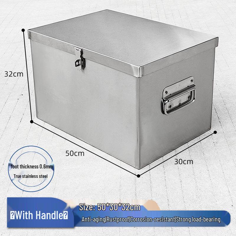 Ztluštěná multifunkční skříňka na nářadí z průmyslové nerezové oceli se zámkem