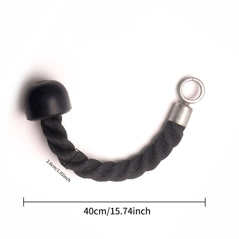 

1 шт. Тренировка бицепса, двухголовый канат, аксессуары для спортзала, одинарный канат, двухголовый канат для нижнего жима трицепса, ручка для тяги лица