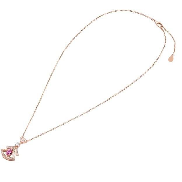 New Full Diamond Necklace for Women, Fashionable, Light Luxury, Elegant, High End, Clavicle Chain