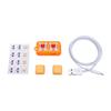E Book Page Turner Keyboard Bluetooth Keypad Page Flipper Mini 2 Key Copy Paste Keyboard with RGB Backlight