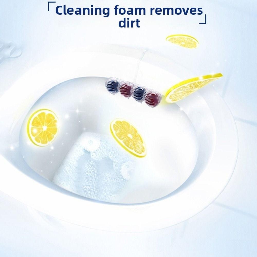 Multi Scents Hanging Toilet Cleaner Balls Blue Bubble Long Lasting Fragrance Bathroom Cleaning Ball Dirt Removing
