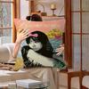 Rock Singer BBeabadoobee Office Cushion Pillowcase Car Cushion CoverXCM Lumbar Pillowcase Sofa Pillowcover