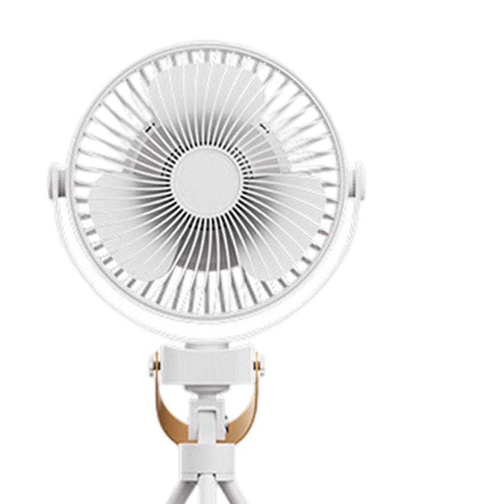 Portable Camping Fan Desktop Fan 360° Rotate Tent Fan Powerful Wind Foldable