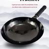 Sanjiaolong 36cm Hand-Forged Wrought Iron Wok
