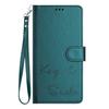 Custodia a Portafoglio in Pelle a Libro per Cubot Max 5 A10 P50 A20 A30 A40 P90 X100 Note 40 60 Design Embossato Keep Smile con Laccetto da Polso