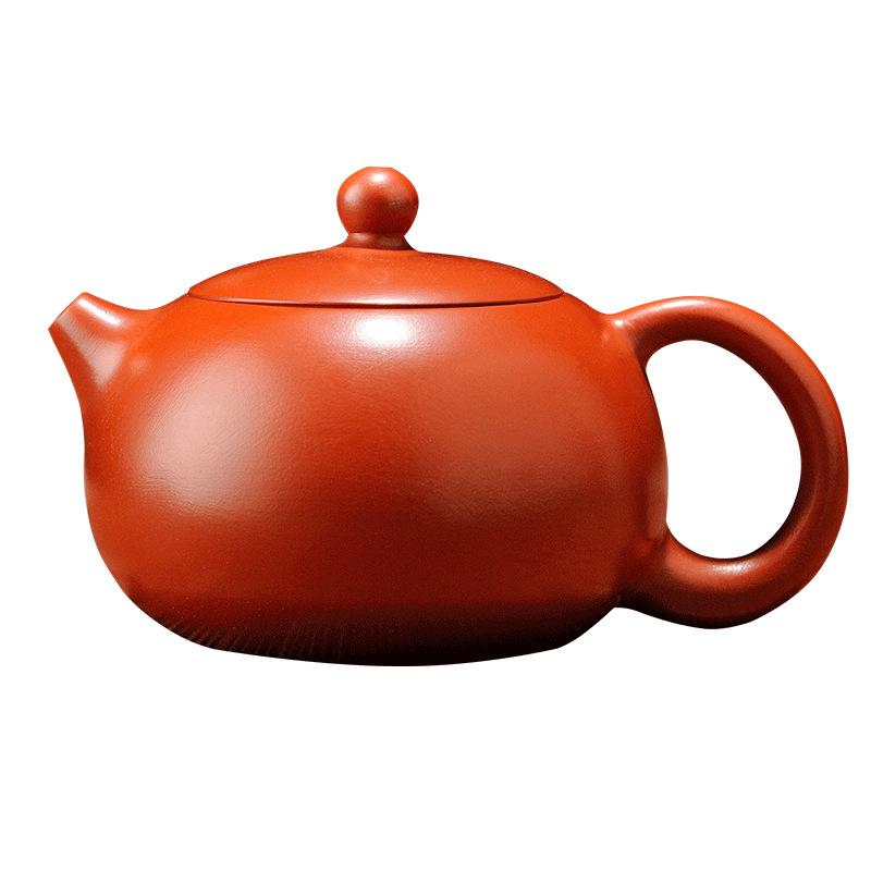 

Необработанная руда Дахунпао Сиши антикварный чайник из фиолетовой глины Чаочжоуская чжуни ручной работы Чайник ручной лепки Чисто ручная работа Бытовой фильтр для заваривания чая