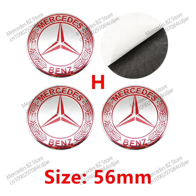 4pcs 56mm 60mm 75mm Car Wheel Center Logo Hub Cap For Mercedes Benz AMG Apple Tree W211 W205 W213 W203 C218 A207 CLA CLS E Class