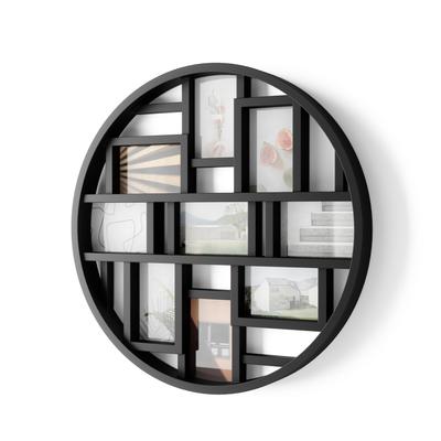 Photo Frame LUNA Black Multi Photo Display [Umbra] 9-Sided