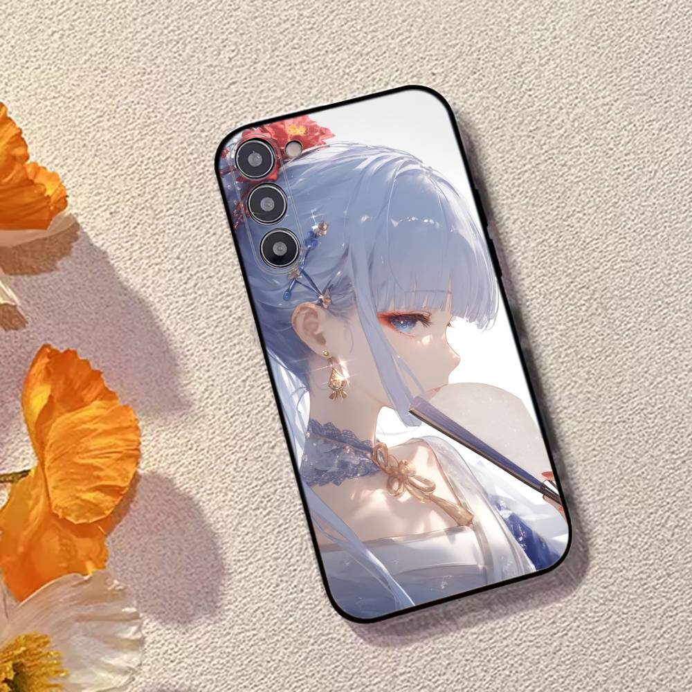 Genshin Impact K-Kamisato A-Ayaka Phone Case Silicone Soft For Samsung Galaxy A73,A72,A71,A70,A53,A52,A51