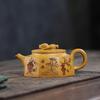 270ml Chinese Yixing Purple Clay Teapot Tradition Hand-carved Lotus Leaf Tea Pot Handmade Beauty Zisha Kettle Teaware Gifts