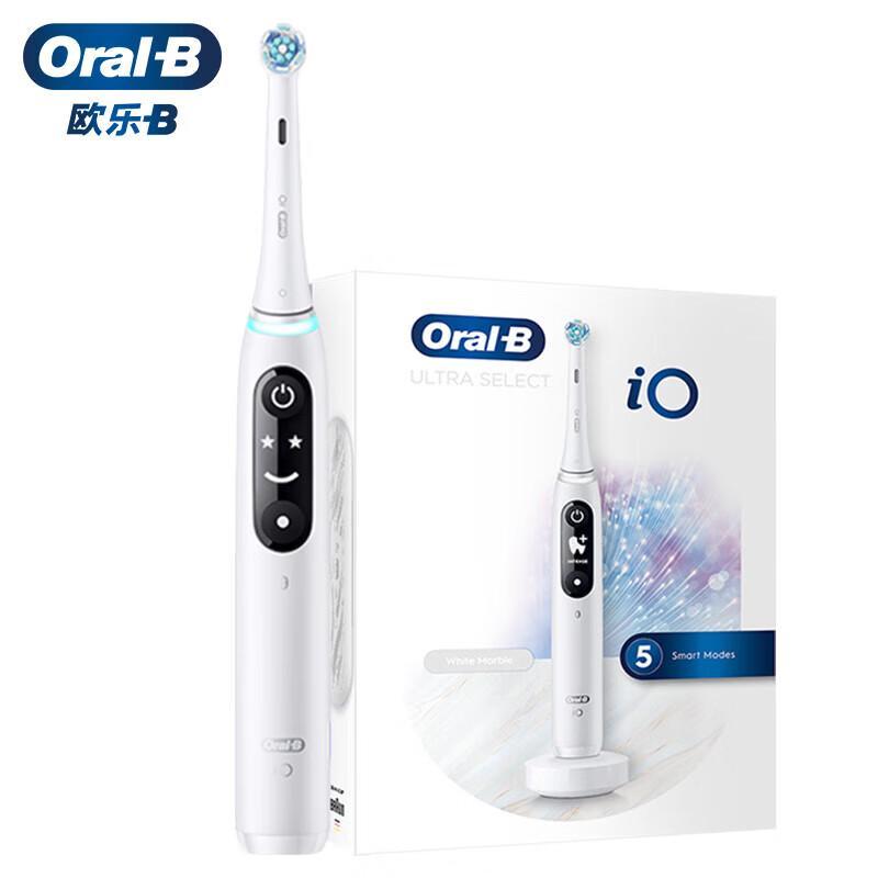 

Oral-B iO9 Smart Electric Toothbrush, White