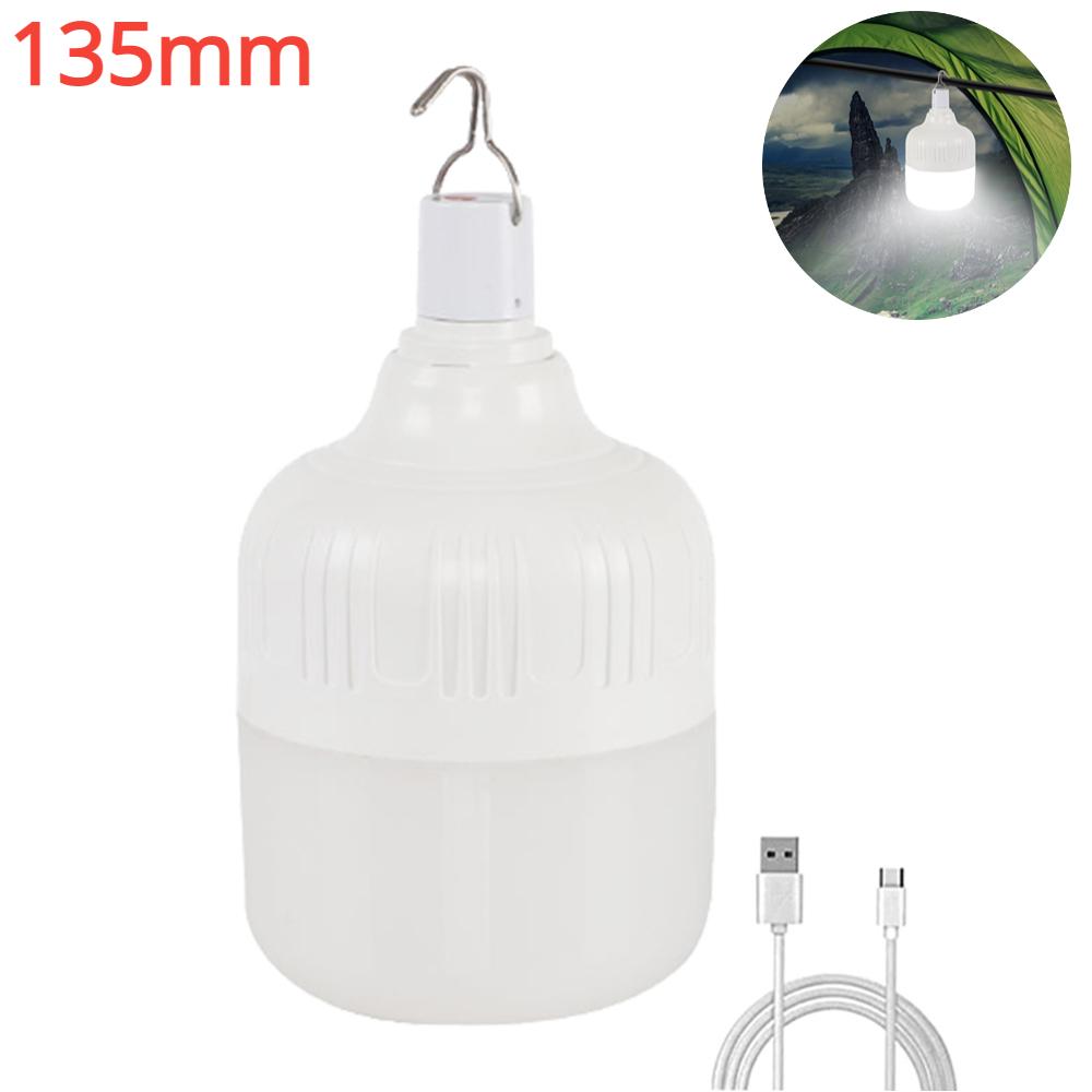 High Power LED Emergency Light USB Rechargeable LED Bulb Hanging Tent Light with Hook Portable Lanterns Outdoor Camping Lamp
