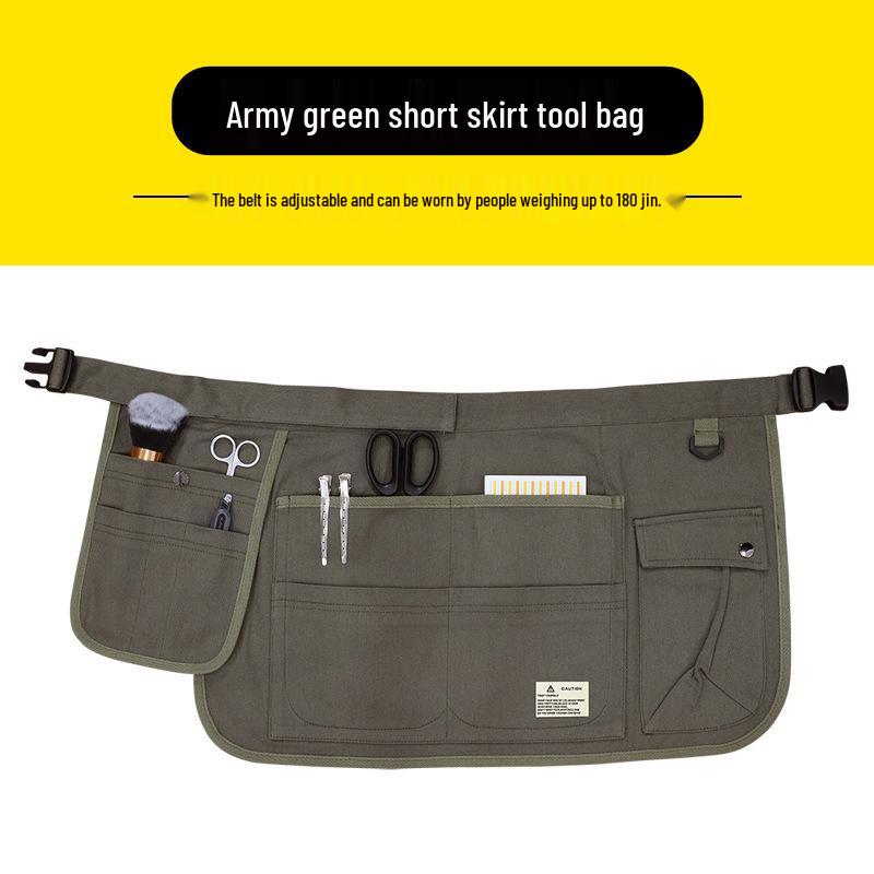Canvas Multi-pocket Half-body Gardening Apron