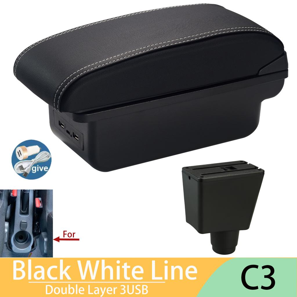 For Renault Logan 2 Armrest Box For Dacia Logan 2 Dokker Renault Sandero 2 Car Armrest Interior Retrofit Accessories Storage Box
