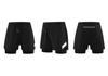 Men's Double-Layer Quick-Dry Running Shorts with Phone Pocket