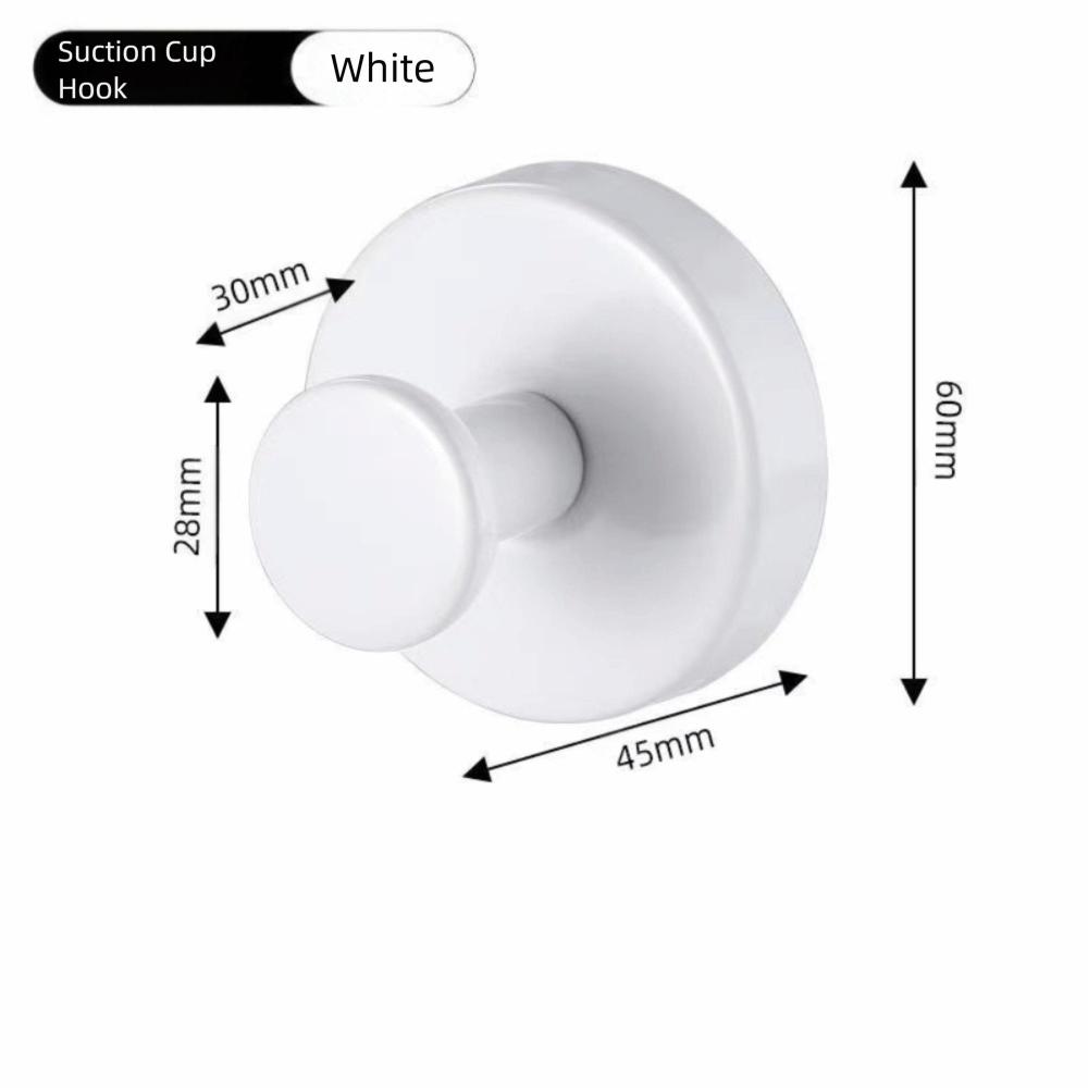 No Drill Christmas Suction Cup Hook Stainless Steel Door Back Hanging Rack Bathroom Hanging