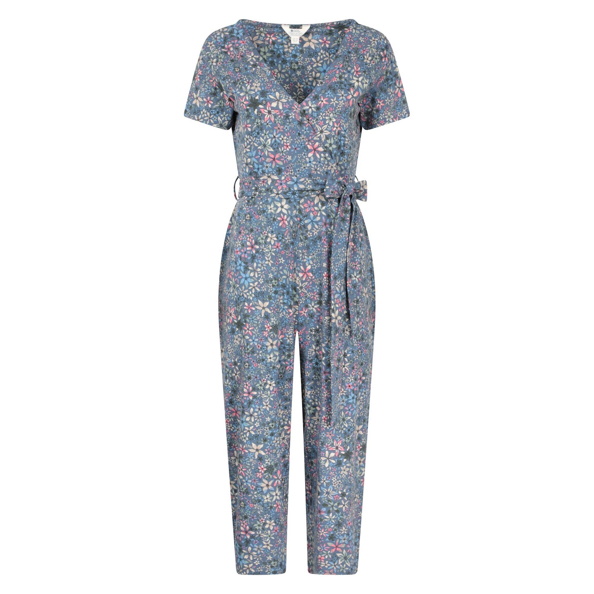 Mono cruzado floral Santorini para mujer/señoras de Mountain Warehouse 6 UK gris