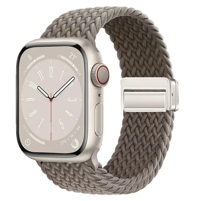 Cinturino in Tessuto di Nylon Multicolore per Apple Watch 46mm 42mm 44mm 40mm 45mm 49mm 41mm iWatch Serie Ultra 3 SE 3 11 10 9 8 7 6