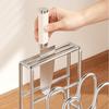 Rustproof Cutting Board Holder Stainless Steel Pot Lid Stand Chopping Board Organizer  For Cabinet
