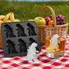 Ice Cube Mold Silicone Dinosaur Shape Ice Shape Non-Stick Food-Grade Oven Safe Ice Mould Kitchen Gadget