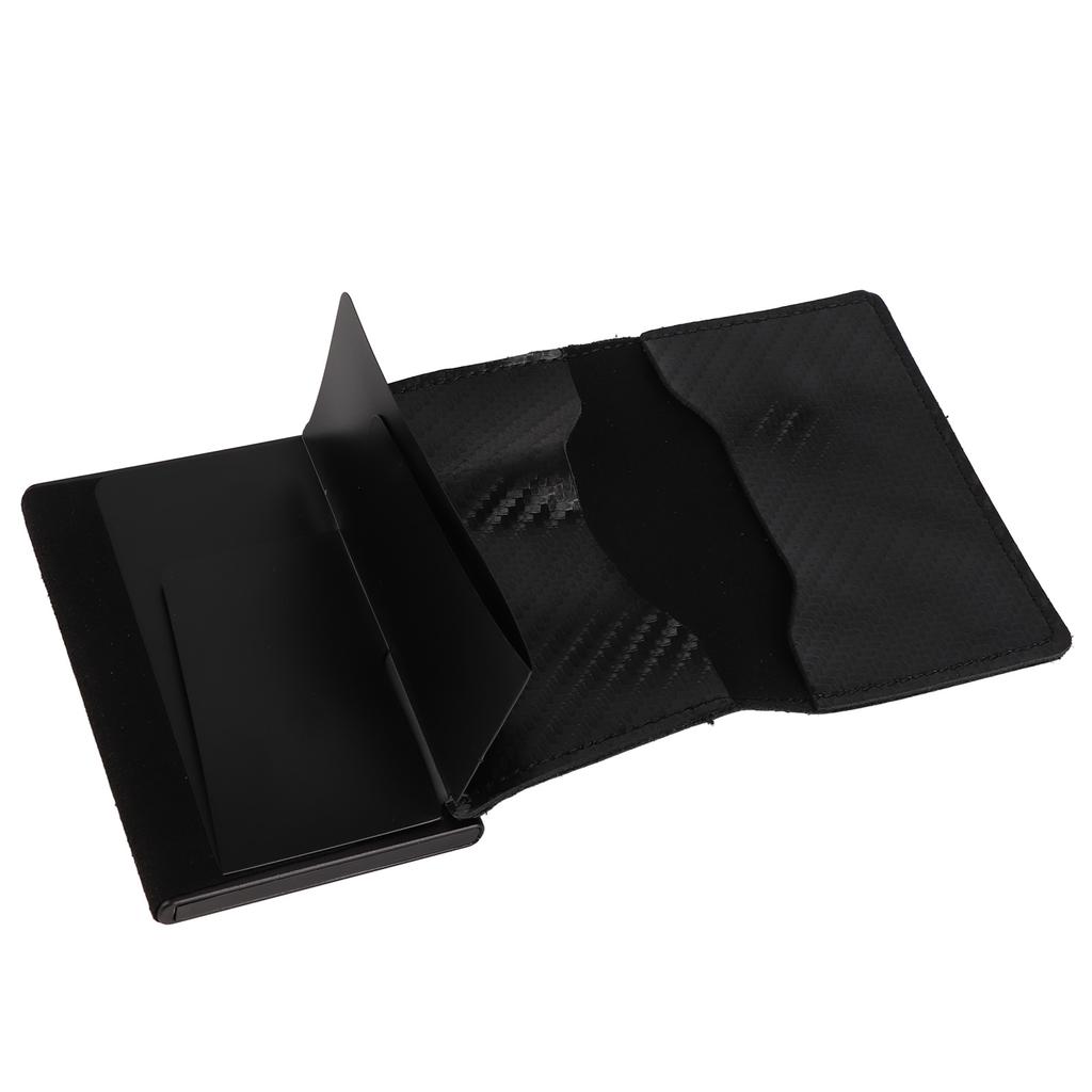 Card Wallet Soft Leather Large Capacity Lose Proof Multifunctional Men Wallet Gift Carbon Fiber