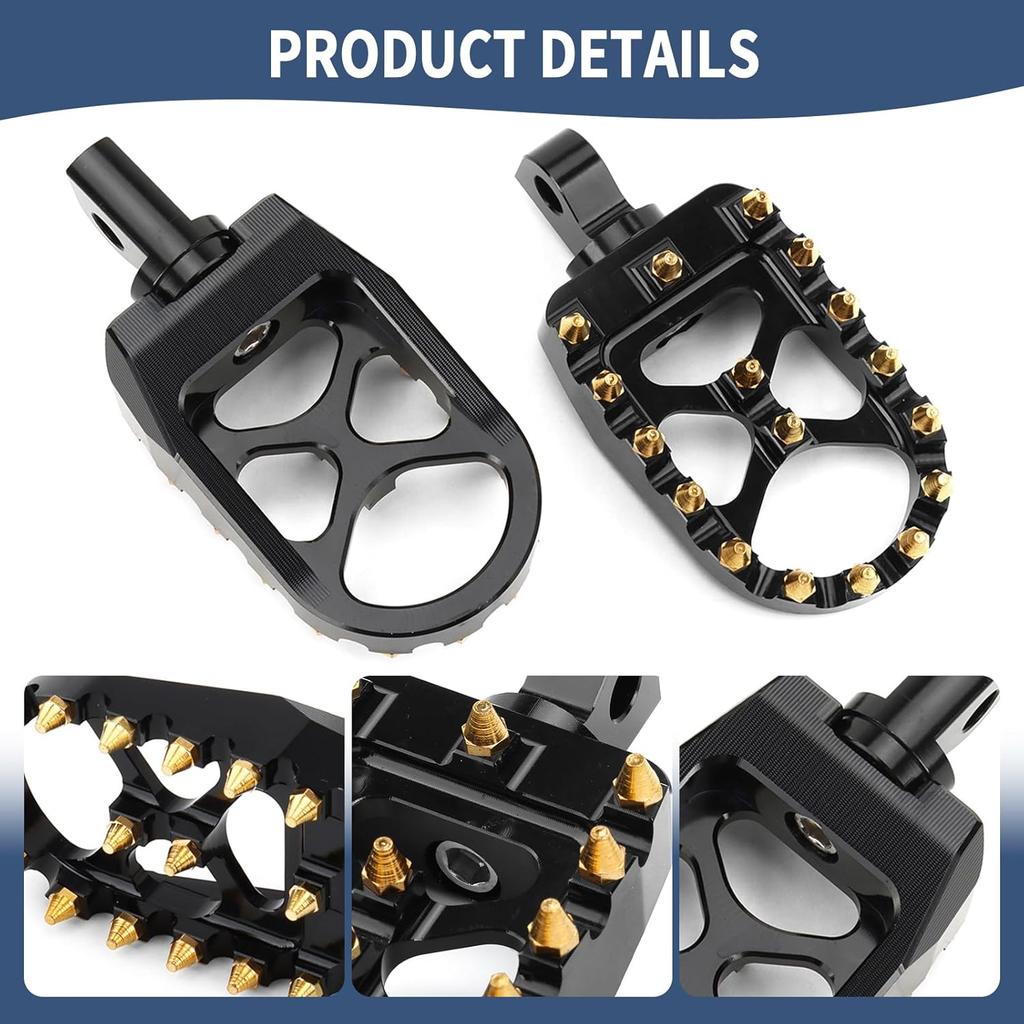 Motorcycle Foot Pegs MX Wide Pegs Floorboards for Dyna Fat Bob Touring Road Glide Road King Street Glide Electra Glide Sportster XL XR 883 Softail