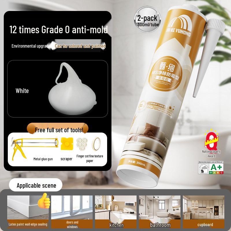 Yuhong Silicone Kitchen & Bathroom Waterproof Mildew-Proof Sealant for Countertops and Basins