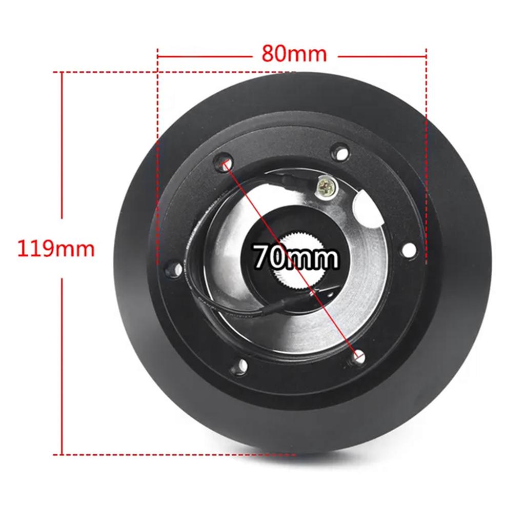 B17A--SRK-E30H Aluminium Rennlenkrad Kurzes Nabenkit Adapter Boss-Kit für BMW E30 3-/5er Serie 318 325 528 M3 M5