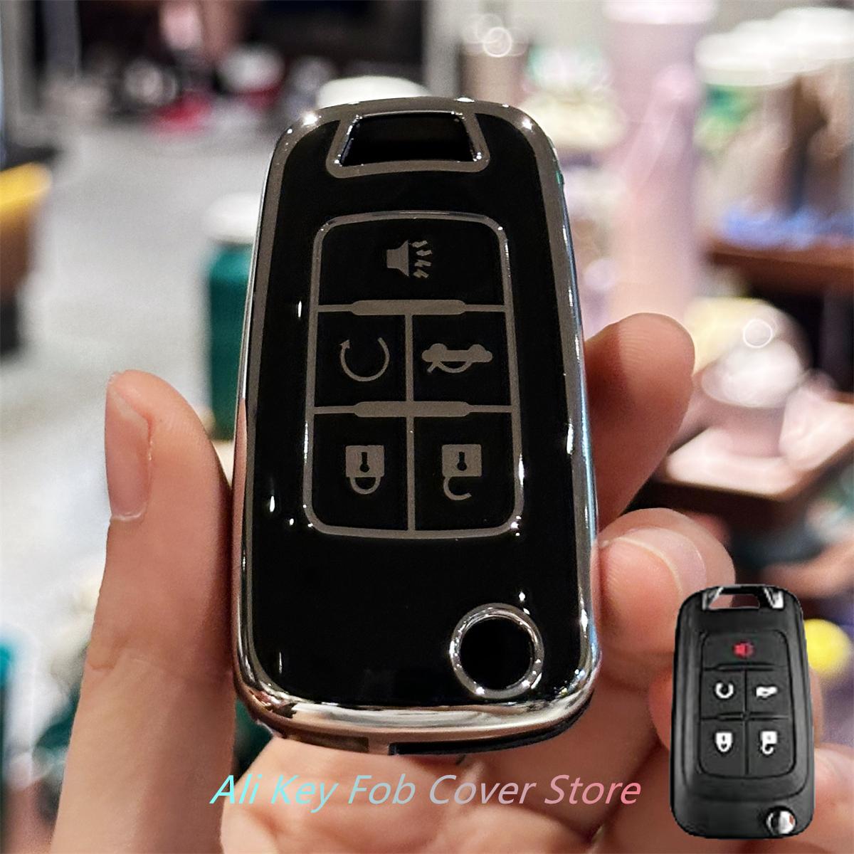 

Key Fob Cover Keychain Lanyard for Chevrolet Equinox Camaro Cruze Malibu Sonic Buick Terrain