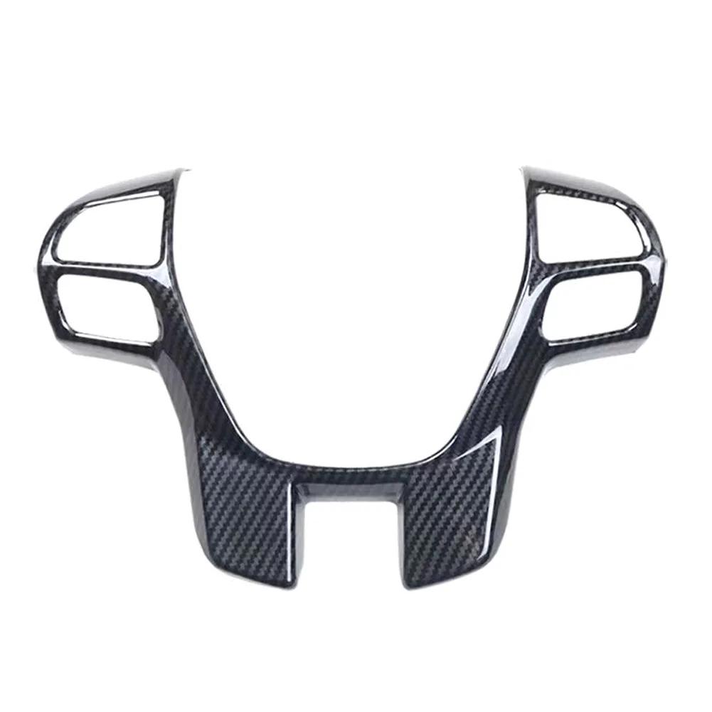 

1 шт., карбоновое волокно, автомобильный руль, рамка, накладка, наклейка, аксессуары для Ford Everest Ranger Endeavour 2015