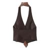European American Women's Casual Fashion Tie Vest Top - INS Hot Trend