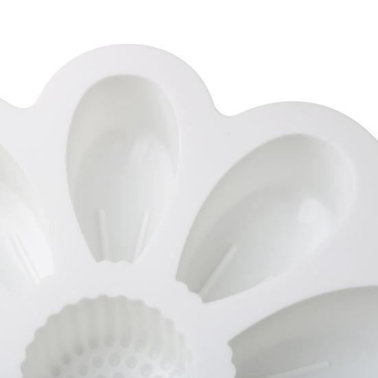 Sonnenblumenform, lebensmittelecht, nicht klebend, wiederverwendbar, zum Backen von Kuchen, DIY-Werkzeug, handgefertigt, ofenfest, Fondant, Mousse, Kuchenherstellung, Silikonform, Küchenbedarf