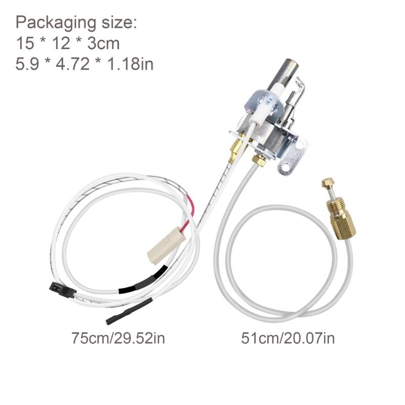 Rychlé zapalování Plynových ohřívačů Sestava pilotního hořáku Náhradní Díly Odolné Keramické Izolátory Bezpečnostní Ochrany Pro Ohřívače Vody
